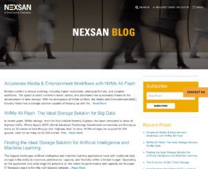 Nexsan Blog